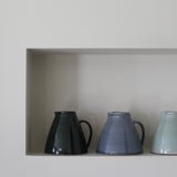 Nicola Tassie Wide-bellied jug in Slate Blue Grey