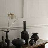 Tetsuya Ozawa 'Small Black Vase' (2523,2524,2525)
