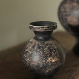 Tetsuya Ozawa 'Small Black Brown Vase' (2520)