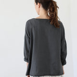 Album Di Famiglia 'Long Sleeve T-Shirt TL in Thyme #12_155'