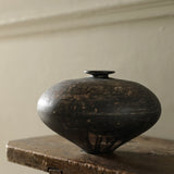 Tetsuya Ozawa 'Black Squat Vase' (2529)