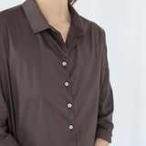 Album Di Famiglia 'Short Collar Shirt TSL in Grape 12_41'
