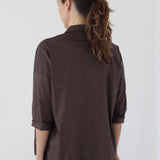 Album Di Famiglia 'Short Collar Shirt TSL in Grape 12_41'