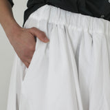 Album Di Famiglia 'Pleated Long Skirt TSL in White 32_42'