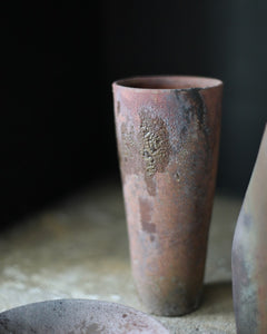 Etsuji Noguchi rusty red vase