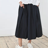 Album Di Famiglia 'Pleated Long Skirt TSL in Navy 32_42'
