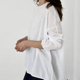 Album Di Famiglia 'Long Sleeve T-Shirt TL in White #12_155'