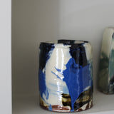 Barry Stedman Thrown Altered Vessel with blue