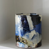 Barry Stedman Thrown Altered Vessel with blue