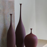 Sophie Cook Tall teardrop in dry deep aubergine
