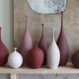 Sophie Cook Tall teardrop in dry deep aubergine