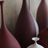 Sophie Cook Tall teardrop in dry deep aubergine