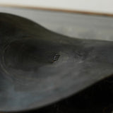 Glenn Dane 'Warped disc from sustainably sourced oak, with iron oxide finish and stitch mending'