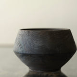 Glenn Dane 'Hollowed cup from sustainably sourced yew, with tea & iron finish'