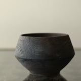 Glenn Dane 'Hollowed cup from sustainably sourced yew, with tea & iron finish'