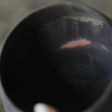 Glenn Dane 'Hollowed cup from sustainably sourced yew, with tea & iron finish'