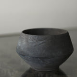 Glenn Dane 'Hollowed cup from sustainably sourced yew, with tea & iron finish'