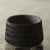 Glenn Dane 'Cup with hand carved texture from sustainably sourced ash. Finished with locally foraged oak gall & rust'