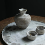 Abigail Schama 'Plate with crackle glaze detail'