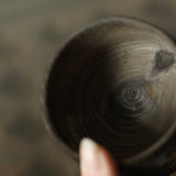 Glenn Dane 'Cup with hand carved texture from sustainably sourced ash. Finished with locally foraged oak gall & rust'