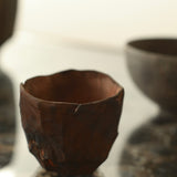Glenn Dane 'Hollowed cup from sustainably sourced maple, with iron oxide & earth pigment finish'