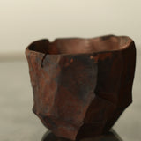 Glenn Dane 'Hollowed cup from sustainably sourced maple, with iron oxide & earth pigment finish'