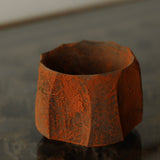 Glenn Dane 'Hollowed cup from sustainably sourced oak, with iron oxide & local earth pigment finish