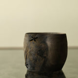 Glenn Dane 'Cup from sustainably sourced maple, with iron oxide & stitch mending'