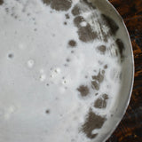 Abigail Schama 'Plate with crackle glaze detail'