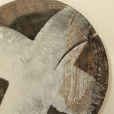 Glenn Dane 'Plate from local responsibly sourced oak, with iron oxide, chalk pigment & oak gall botanical dye'