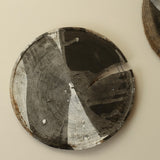 Glenn Dane 'Plate from a local responsibly sourced oak, with iron oxide, chalk pigment & oak gall botanical dye'
