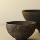 Glenn Dane 'Hollowed cup from sustainably sourced yew, with tea & iron finish'