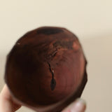 Glenn Dane 'Hollowed cup from sustainably sourced maple, with iron oxide & earth pigment finish'