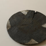 Glenn Dane 'Plate from local cherry, with hand carved texture, with tea, iron, dye & sand texture finish'