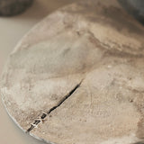 Glenn Dane 'Warped disc from sustainably sourced oak, with local botanical dyes & earth pigments'