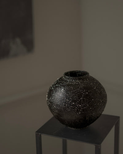 Annette Lindenberg 'Rooftop Galaxies' Moon Jar 3