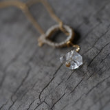 Yasuhide Ono 18K necklace with rutile quartz pendant