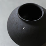 Will Papworth 'Black Moon Jar with Inlaid Porcelain'