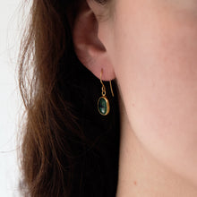 Ram Rijal Emerald and Gold Earrings
