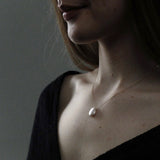 Florence Hill Freshwater Pearl 16'' 9ct Yellow Gold Chain - Pearl 4.1