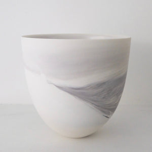 Celia Dowson Large Seascape Porcelain Vessel (44)