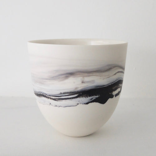 Celia Dowson Medium Seascape Porcelain Vessel (45)