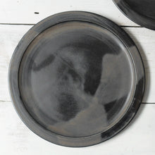 Sofie Berg Stoneware Plates with Black Glaze