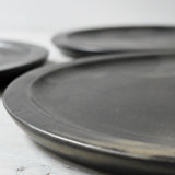 Sofie Berg Stoneware Plates with Black Glaze