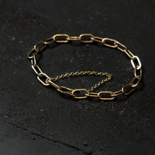 Marina Spyropoulos 9K Yellow Gold Hand Forged Chain Bracelet