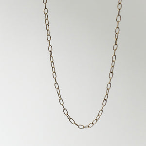 Marina Spyropoulos 18K yellow gold hand made chain necklace
