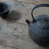 Cheng Wei Round Tea Pot with Iron Handle and Chipin (Terracotta) Charcoal burner