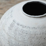 Cheng Wei White Chipin (Terracotta) Flower Vase