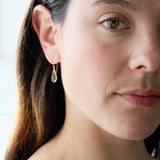 Ram Rijal Garnet and 22 ct Gold Earrings 32