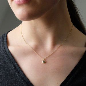 Kerry Seaton 18ct Yellow Gold and Brown Diamond Necklace